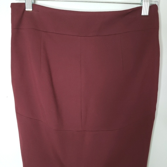 Chris Gramer asymmetric wrap pencil skirt S 2-4 - Picture 6 of 11